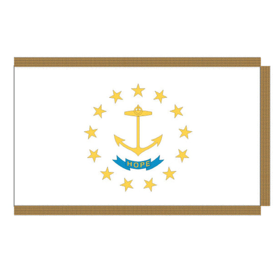 4' x 6' Pole Hem and Fringe Nylon State Flags