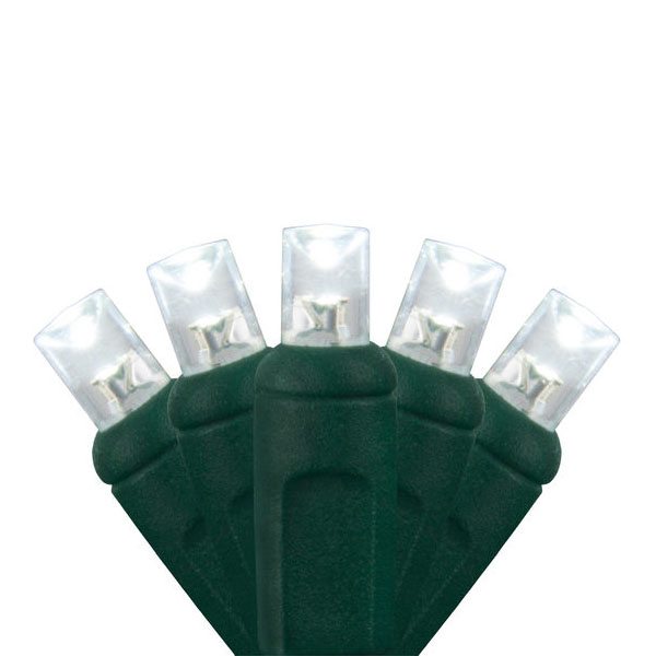 Wide Angle Cool White LED Christmas Mini Lights
