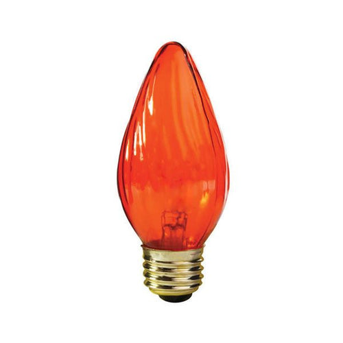 F15 Amber LED Flame Bulb