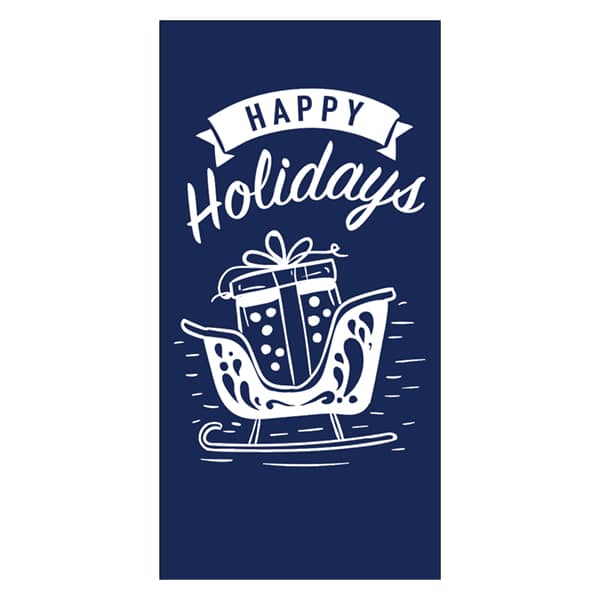 Sled with Presents - Pole Banner